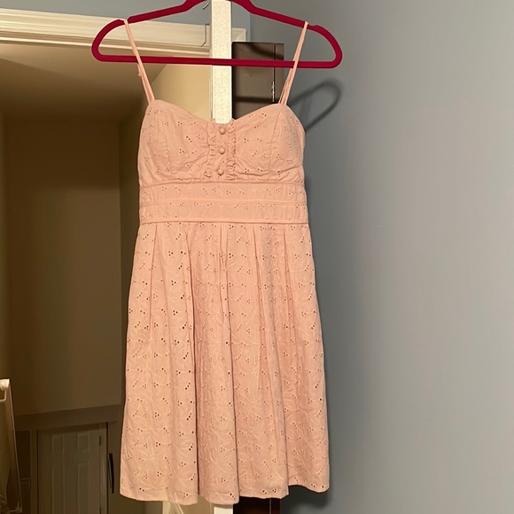 City Triangles Dresses & Skirts - City Triangles pink eyelet dress Size Small